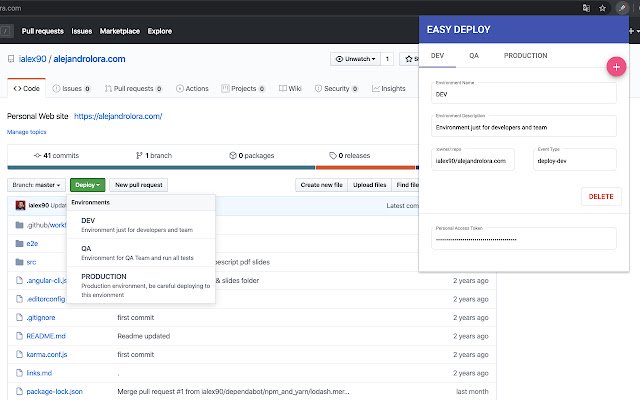 Easy Deploy desde la tienda web de Chrome para ejecutarse con OffiDocs Chromium en línea