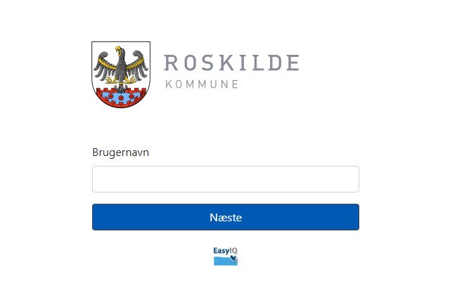 EasyIQ IdP – Roskilde Kommune із веб-магазину Chrome, який буде працювати за допомогою OffiDocs Chromium онлайн