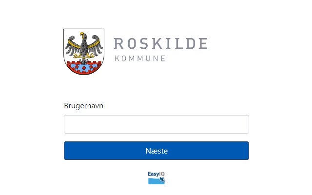 EasyIQ IdP - Chrome വെബ് സ്റ്റോറിൽ നിന്നുള്ള Roskilde Kommune OffiDocs Chromium ഓൺലൈനിൽ പ്രവർത്തിക്കും