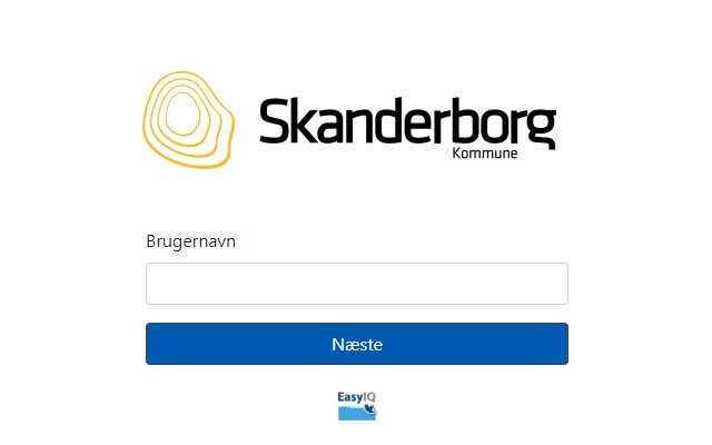 EasyIQ IdP – Chrome ウェブストアの Skanderborg Kommune を OffiDocs Chromium オンラインで実行