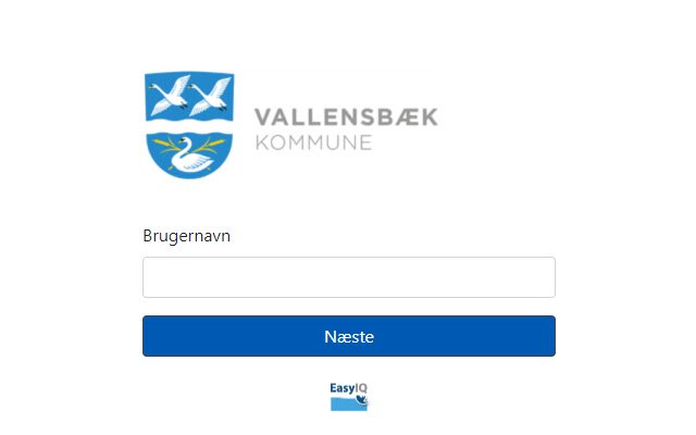 EasyIQ IdP – Vallensbæk Kommune  from Chrome web store to be run with OffiDocs Chromium online