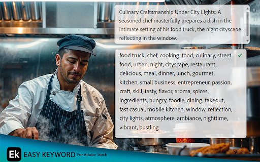 Easy Keywords for AdobeStock  from Chrome web store to be run with OffiDocs Chromium online