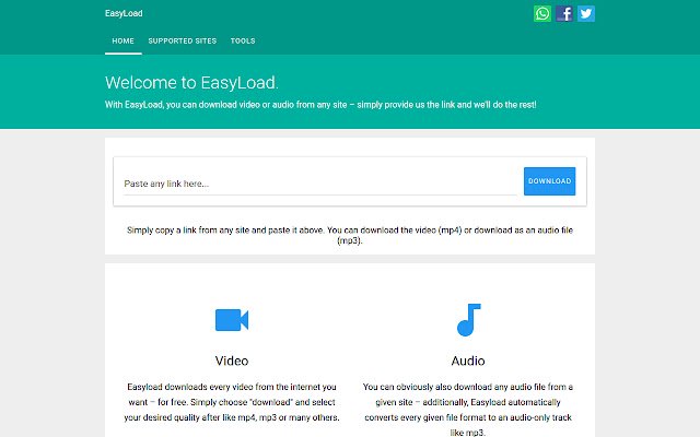 EasyLoad  from Chrome web store to be run with OffiDocs Chromium online