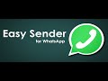 Easy Sender สำหรับ WhatsApp™ จาก Chrome เว็บสโตร์ที่จะเรียกใช้ด้วย OffiDocs Chromium ทางออนไลน์