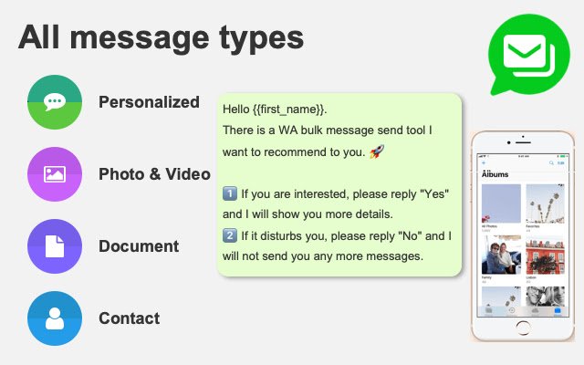 Easy Sender for WhatsApp Web  from Chrome web store to be run with OffiDocs Chromium online
