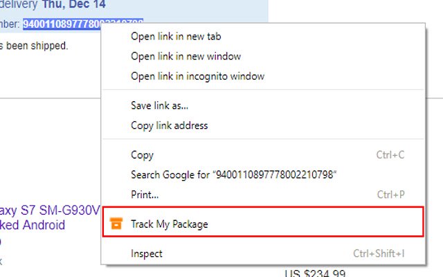 Easy Shipping Tracker จาก Chrome เว็บสโตร์ที่จะรันด้วย OffiDocs Chromium ทางออนไลน์