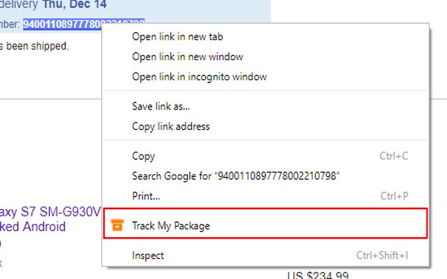 Easy Shipping Tracker ze sklepu internetowego Chrome do uruchomienia z OffiDocs Chromium online