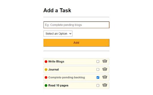 Easy To do  from Chrome web store to be run with OffiDocs Chromium online
