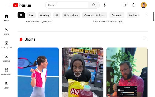 Eat My Shorts  from Chrome web store to be run with OffiDocs Chromium online