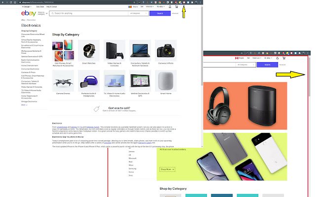eBay border  from Chrome web store to be run with OffiDocs Chromium online