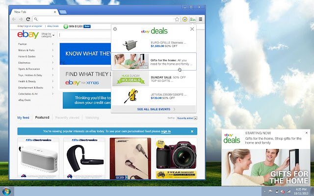 eBay Deals Australia  from Chrome web store to be run with OffiDocs Chromium online