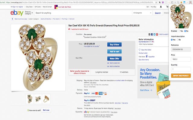 ebayxpress Importer for Prestashop  Magento  from Chrome web store to be run with OffiDocs Chromium online