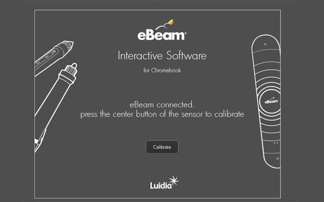 eBeam Calibration dal Chrome Web Store per essere eseguito con OffiDocs Chromium online