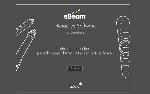 eBeam Calibration de la boutique en ligne Chrome doit être exécuté avec OffiDocs Chromium en ligne