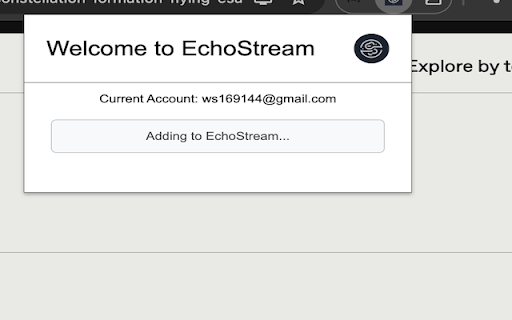 EchoStream AI your memory assistant  from Chrome web store to be run with OffiDocs Chromium online
