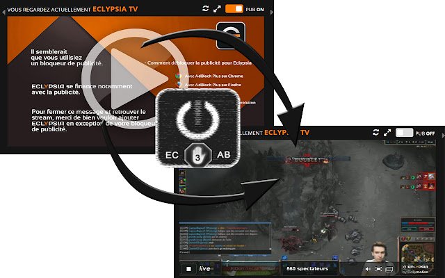 Eclypsia 3AB  from Chrome web store to be run with OffiDocs Chromium online