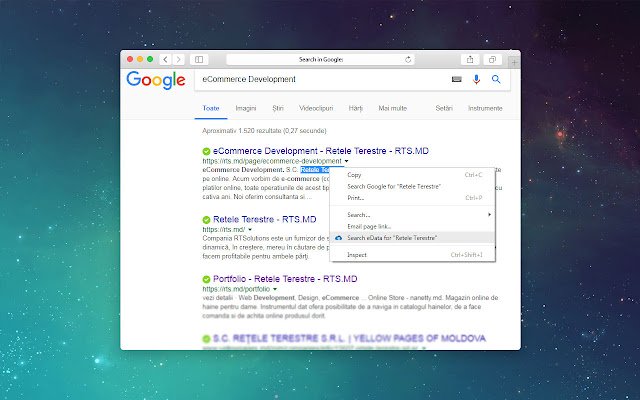 يتم تشغيل eData Search من متجر Chrome الإلكتروني مع OffiDocs Chromium عبر الإنترنت