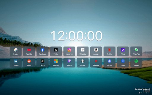 Edge New Tab  from Chrome web store to be run with OffiDocs Chromium online
