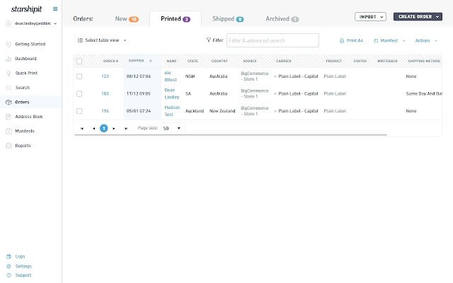 Edible Blooms Print Shipping Labels  from Chrome web store to be run with OffiDocs Chromium online