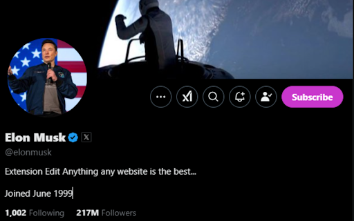 Edit Anything  from Chrome web store to be run with OffiDocs Chromium online