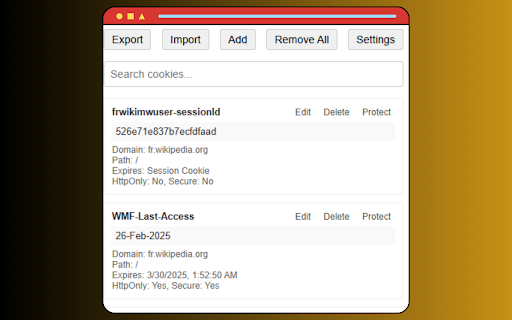 EditCookie  from Chrome web store to be run with OffiDocs Chromium online EditCookie  from Chrome web store to be run with OffiDocs Chromium online