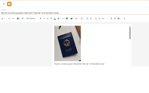 Edit nhanh Blogspot  from Chrome web store to be run with OffiDocs Chromium online