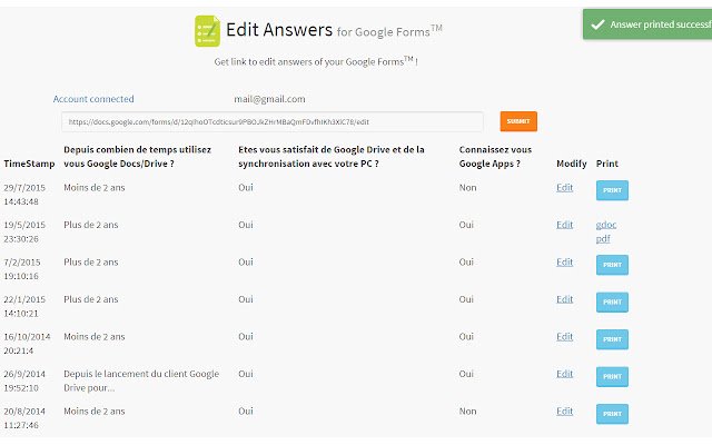 Edit  Print Answers for Google Forms™  from Chrome web store to be run with OffiDocs Chromium online