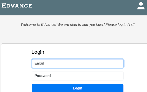 Edvance  from Chrome web store to be run with OffiDocs Chromium online