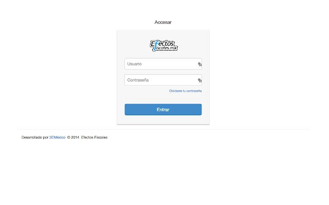 Efectos Fiscales App  from Chrome web store to be run with OffiDocs Chromium online