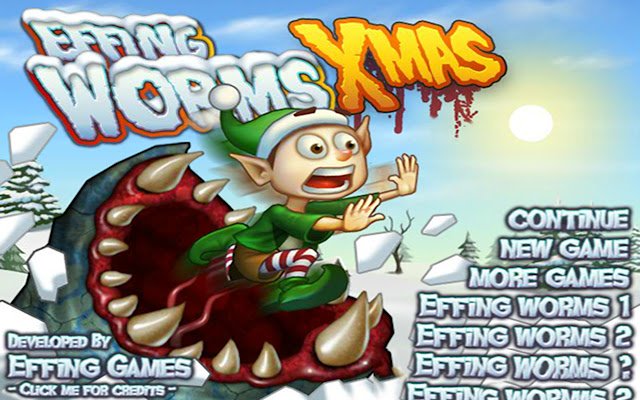 Effing Worms dal negozio web di Chrome può essere eseguito con OffiDocs Chromium online
