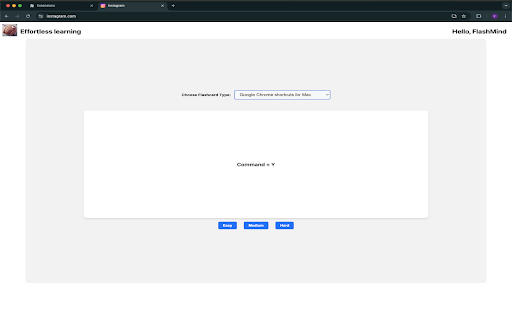 Effortless Learning  from Chrome web store to be run with OffiDocs Chromium online