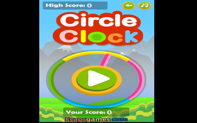 EG CIRCLE CLOCK  from Chrome web store to be run with OffiDocs Chromium online