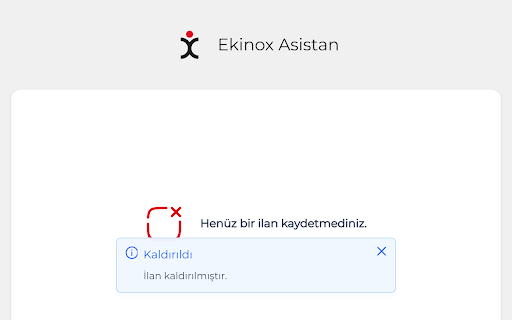 Ekinox Asistan  from Chrome web store to be run with OffiDocs Chromium online