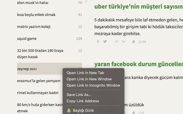 ক্রোম ওয়েব স্টোর থেকে Ekşi Sözlük Başlık Gizleme OffiDocs Chromium অনলাইনে চালানো হবে