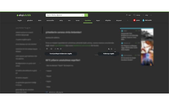 eksi buddy  from Chrome web store to be run with OffiDocs Chromium online