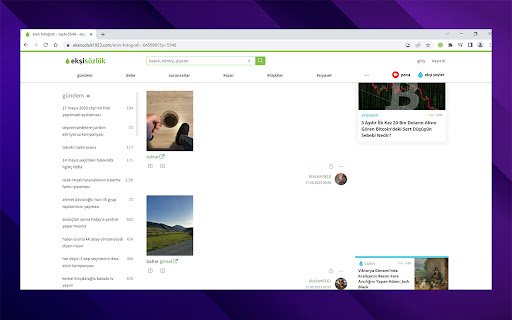 Eksi Gallery  from Chrome web store to be run with OffiDocs Chromium online