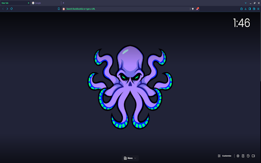 Eldritch Theme  from Chrome web store to be run with OffiDocs Chromium online