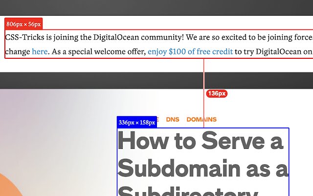 element spacing  from Chrome web store to be run with OffiDocs Chromium online