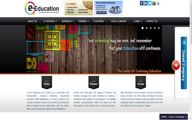ElishEducation van de Chrome-webwinkel wordt uitgevoerd met OffiDocs Chromium online