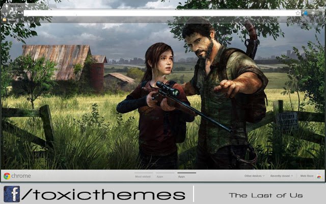 Ellie และ Joel The Last of Us จาก Chrome เว็บสโตร์จะรันด้วย OffiDocs Chromium ทางออนไลน์