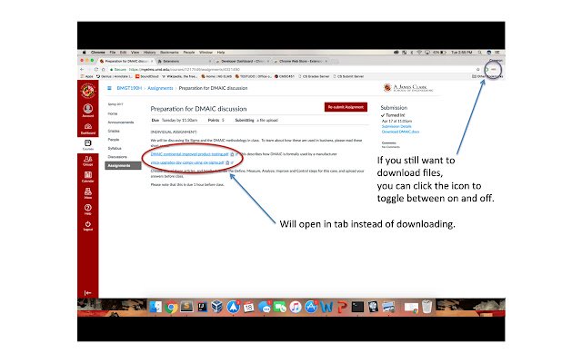 ELMS Download Blocker  from Chrome web store to be run with OffiDocs Chromium online
