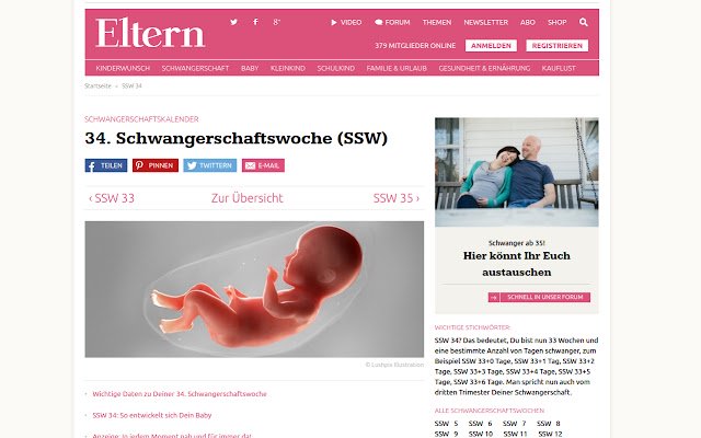 Eltern Schwangerschaftskalender  from Chrome web store to be run with OffiDocs Chromium online