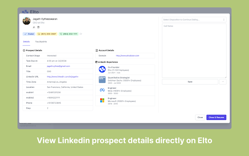 Elto Dialer from Chrome web store to be run with OffiDocs Chromium online Elto Dialer from Chrome web store to be run with OffiDocs Chromium online