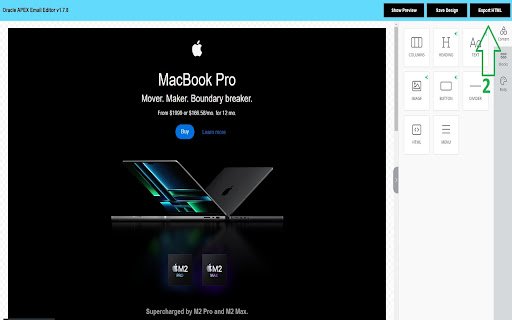 Email Builder for Oracle APEX  from Chrome web store to be run with OffiDocs Chromium online