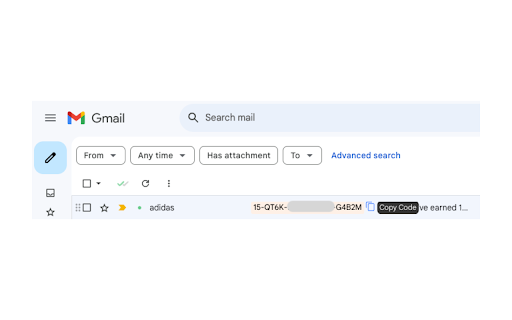 Email Code Extractor  from Chrome web store to be run with OffiDocs Chromium online
