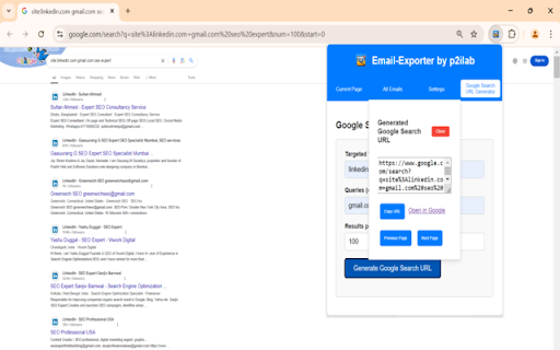 Email Exporter by p2ilab  from Chrome web store to be run with OffiDocs Chromium online