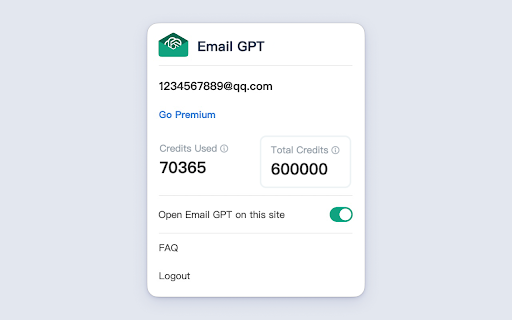 Email GPT  from Chrome web store to be run with OffiDocs Chromium online