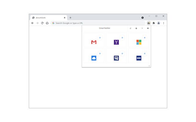 Email Notifier از فروشگاه وب Chrome برای اجرا با OffiDocs Chromium به صورت آنلاین