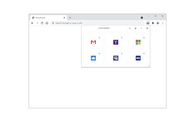 Email Notifier de la boutique en ligne Chrome à exécuter avec OffiDocs Chromium en ligne