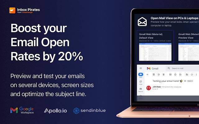 E-Mail-Test E-Mail-Vorschau Inbox Pirates aus dem Chrome-Webshop, der mit OffiDocs Chromium online ausgeführt werden soll